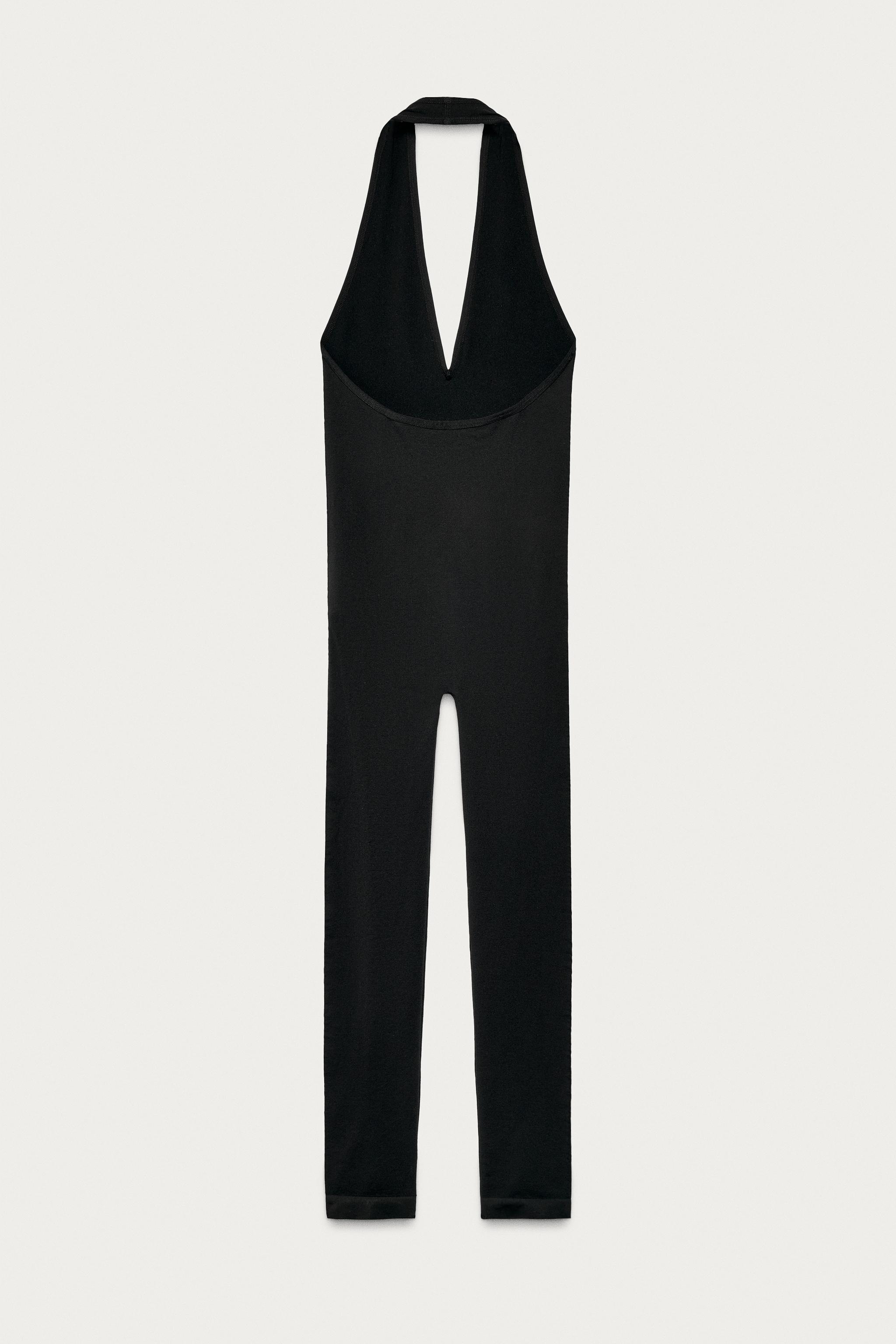 MARISA BERENSON X ZARA SEAMLESS HALTER JUMPSUIT